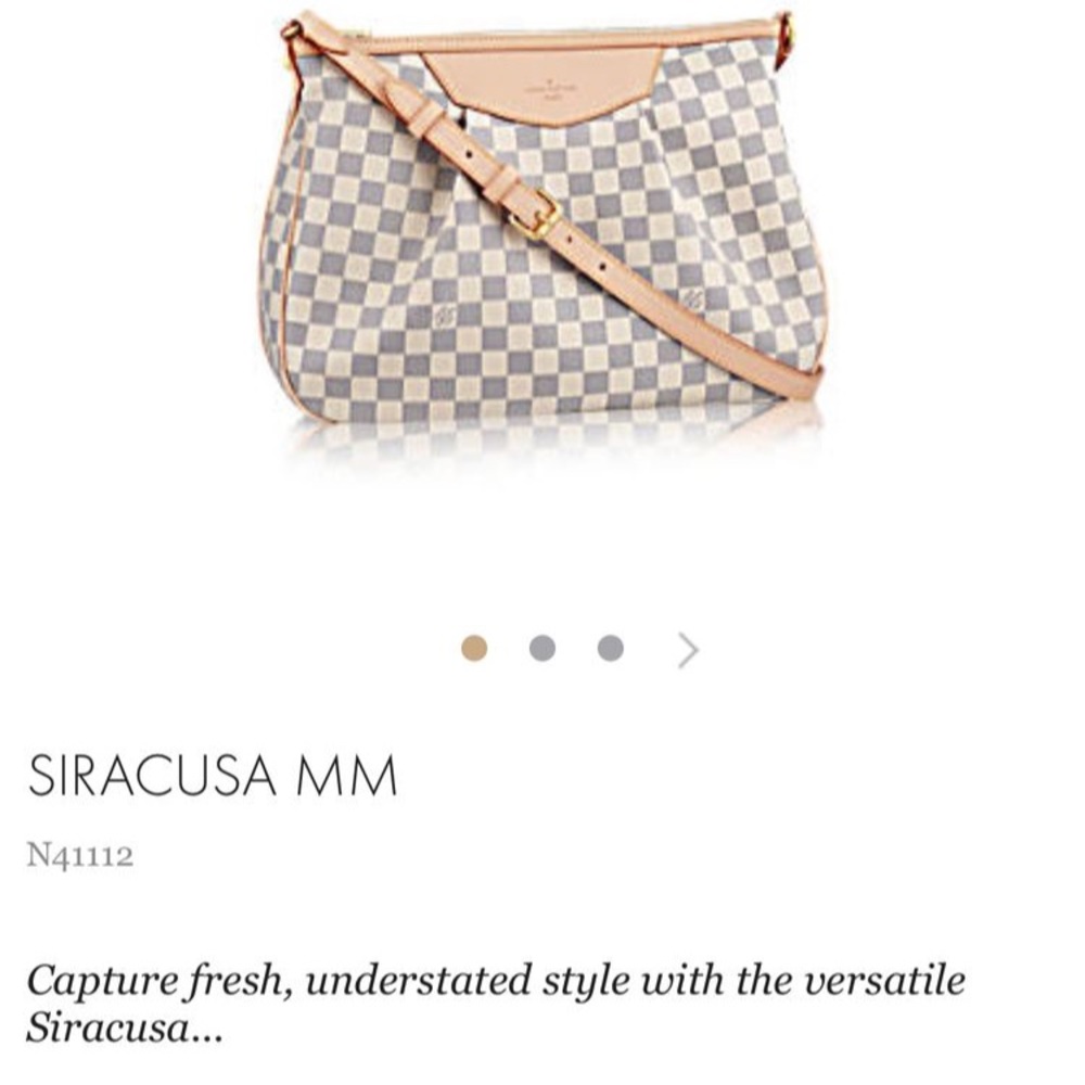 SOLD Louis Vuitton Siracusa MM Damier